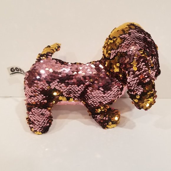 ๐Goffa Flip Sequins Plush Dog, EUC ๐$5 or 5 for $10๐ - Picture 3 of 13